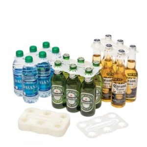 Six Pack Flat Bottle Holders